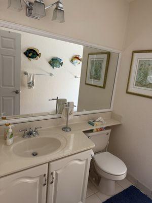 Old sink/toilet area