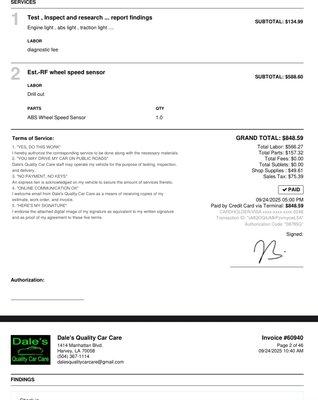 Dales Quality Car Care