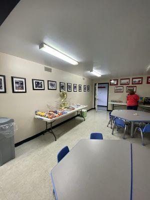 Birthday party room