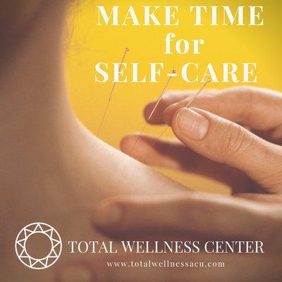 Make time for self-care.