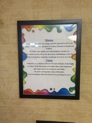 Their fake mission statement