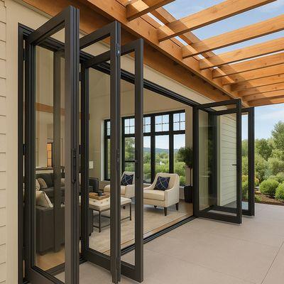 Andersen® folding outswing doors offer a seamless transition between indoors and outdoors--great for brightening up and expanding your home!