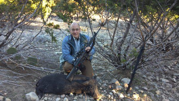 150-180 lb feral hog.
