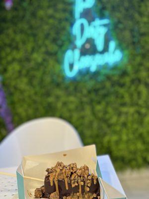 Reese's Peanut Butter dipped cheesecake. Woah.