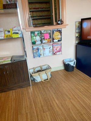 Sitting in the waiting room. Waiting for my turn.