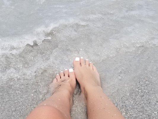 Beach ready pedicure!