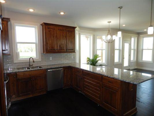 A gorgeous upgraded kitchen, the heart of the home.