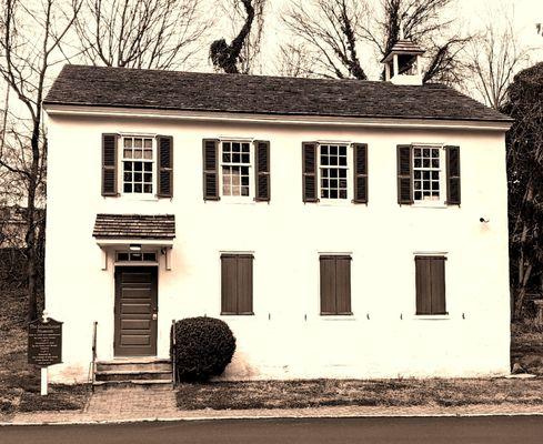 Caleb Pusey House -- 1849 Crozer schoolhouse, adjacent to Pusey house