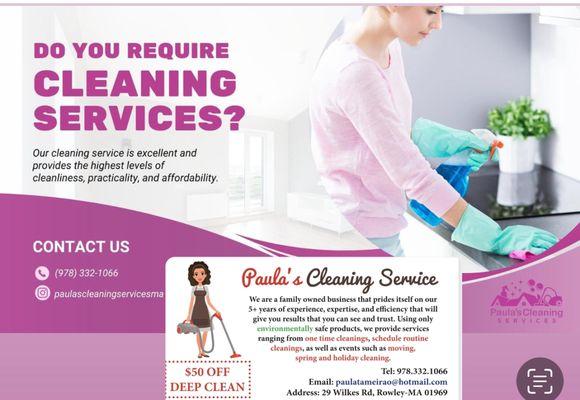 Paula's Cleaning Service