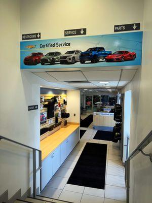Service Area at Hessert Chevrolet of Cherry Hill