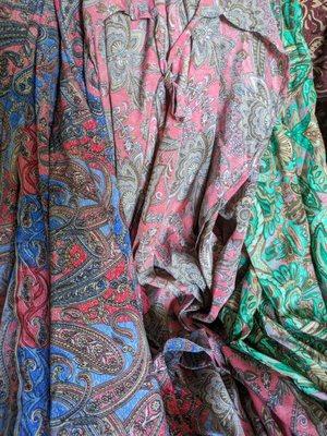 A few of the pants I bought here: I love the texture, designs, soft durable fabrics & vibrant colors, I also bought the matching tops