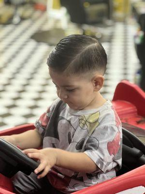 Son enjoyed every second especially the arcade in the back