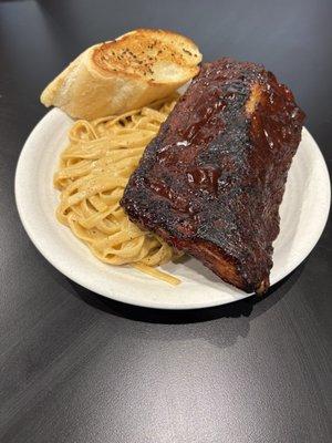 BBQ Ribs and Fettuccine
