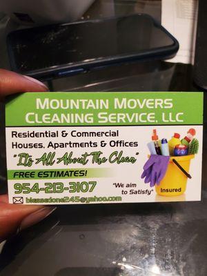 Mountain Movers Cleaning Services