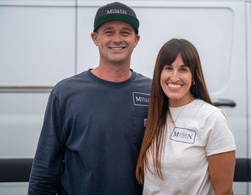 Trevor and Ashley Mullen, Owners of Mullen Plumbing