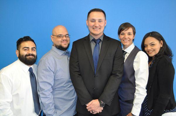 Our Team! From left to right: Ivan, Brian, Robert, Cayla and Mayah