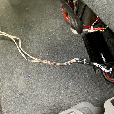 unmounted amps sliding around