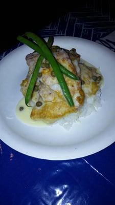 Fresh Mahimahi done to perfection.