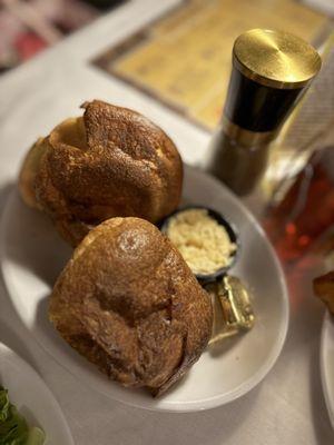 Popovers with caramel apple butter