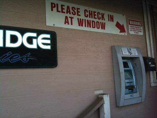 ATM on site