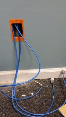 Adding in some data connections in a local office