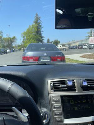 Patiently waiting on my son to take his tests for his IS program.