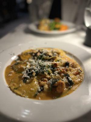 Special: lobster ravioli