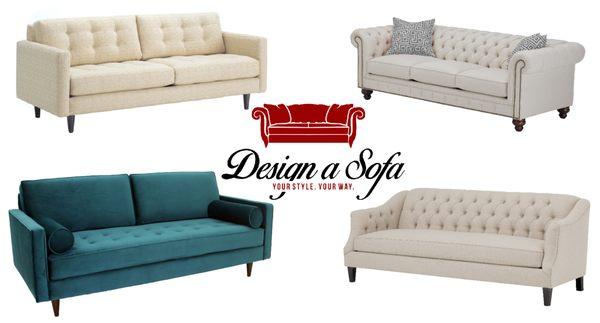 Design a Sofa with over 200 styles to choose from including modern, transitional, and classic designs