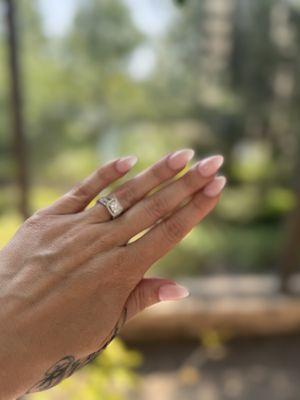 Gel-X New set with new Gel polish.