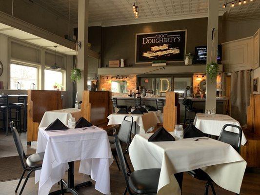 View towards the original counter....