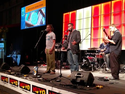 Bashiri Asad and Tony Styxx, Indys best Soul Singer and Spoken Word artist.