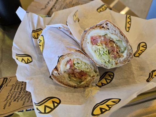 Build your own 3 cheese veggie sandwich