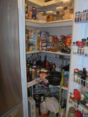 Pantry before