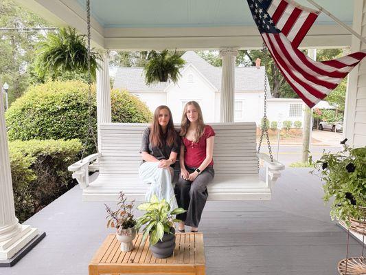 Gilbert house porch.