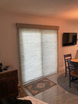 Motorized Roman shade