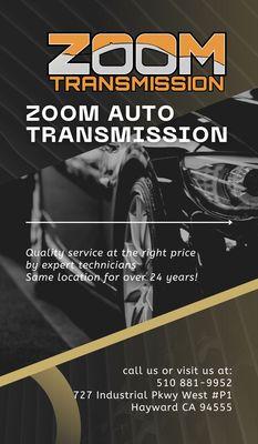 Zoom Auto Transmission Center