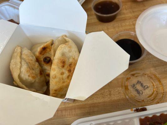 Fried dumpling appetizer