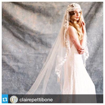 Hair for bridal designer #ClairePettibone by @jorgeluis123