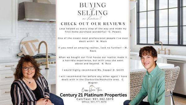 Lesa Capps - Century 21 Platinum Properties