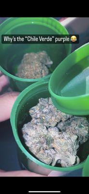 Chile verde on the lower side. It was some heat for sure