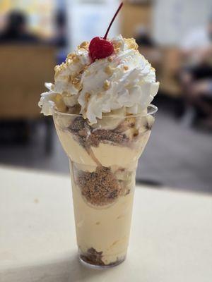 Butterfinger Banana parfait