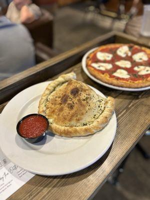 Delicious, homemade pizza and calzones. Served hot and full of flavor!