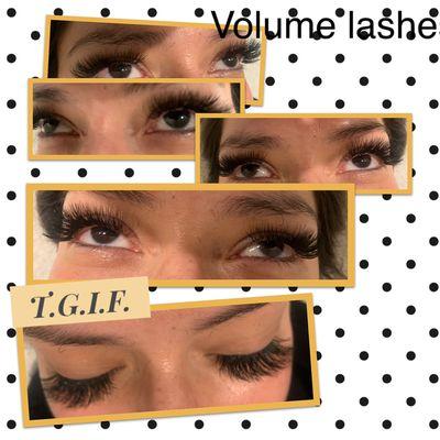 Volume lashes