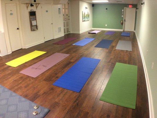 HYBRID class (In-person/zoom)
We offer gentle, breath based yoga geared to beginners and those looking for stress reduction and calm