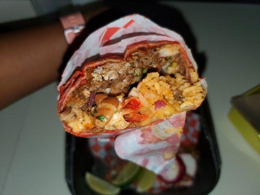 Birria Burrito *this hand angle is so awkward haha*