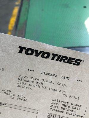Toyo Tires