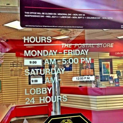 Hours as of 12.Jul.2013