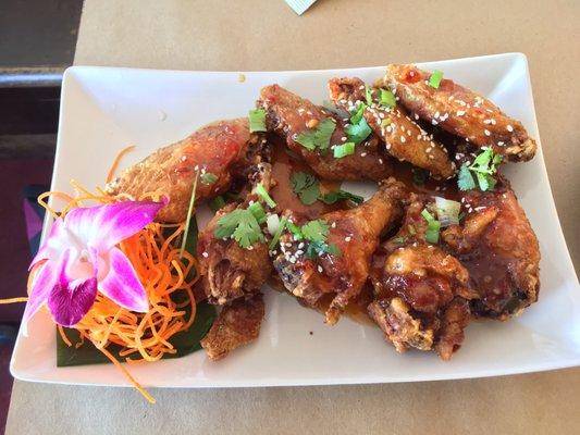 Sweet chili wings