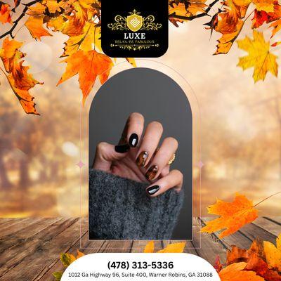 Fall is about slowing down and enjoying the little things. Like a fresh set of nails!