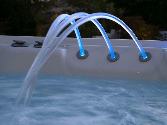 Hot springs highlife spa waterfall feature